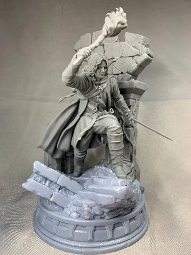 3D фигурка Арагорна (Aragorn) в образе Следопыта из Властелина Колец, ручная покраска