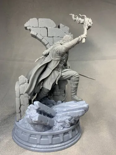 3D фигурка Арагорна (Aragorn) в образе Следопыта из Властелина Колец, ручная покраска