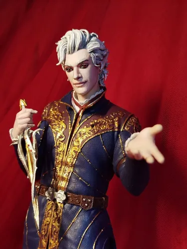 3D фигурка вампира Астариона (Astarion) из Baldur's Gate 3, ручная покраска миниатюры