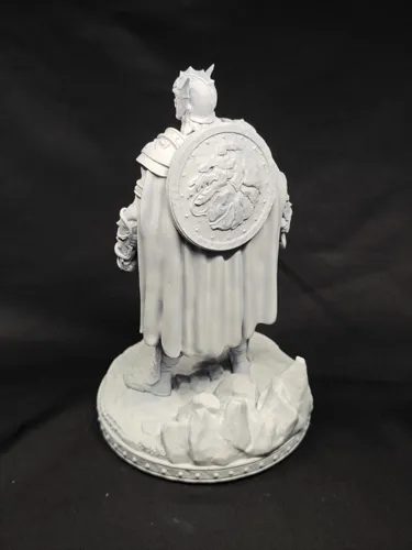 3D фигурка воина Карамона Маджере (Caramon Majere) из Саги о Копье (Dragonlance), ручная роспись