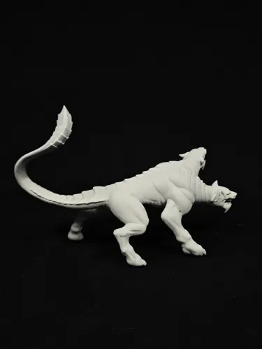 3D фигурка Трехголового Цербера (Cerberus) из Герои Меча и Магии 5 (HOMM5), профессиональная покраска