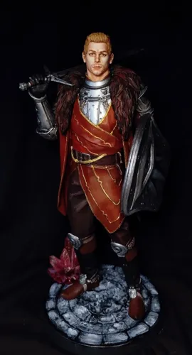 3D фигурка храмовника Каллена Резерфорда (Cullen Rutherford) из Dragon Age, ручная роспись