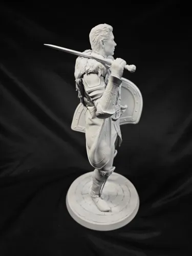 3D фигурка храмовника Каллена Резерфорда (Cullen Rutherford) из Dragon Age, ручная роспись