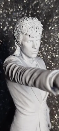 Кастомная 3D фигурка Дэвида Боуи (David Bowie) в образе Зигги Стардаста, ручная покраска