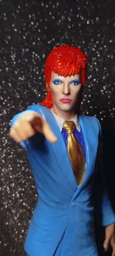 Кастомная 3D фигурка Дэвида Боуи (David Bowie) в образе Зигги Стардаста, ручная покраска