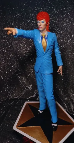 Кастомная 3D фигурка Дэвида Боуи (David Bowie) в образе Зигги Стардаста, ручная покраска