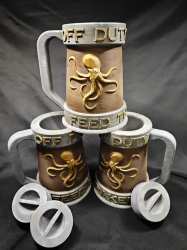 Миниатюра Кракена для настольной игры "Feed the Kraken" (Кто накормит Кракена?), ручная покраска