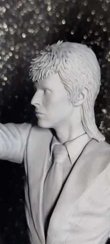 Кастомная 3D фигурка Дэвида Боуи (David Bowie) в образе Зигги Стардаста, ручная покраска