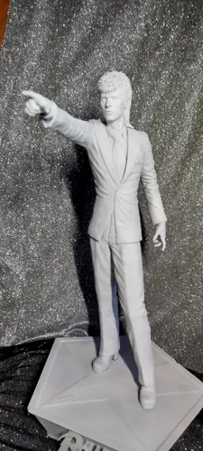Кастомная 3D фигурка Дэвида Боуи (David Bowie) в образе Зигги Стардаста, ручная покраска