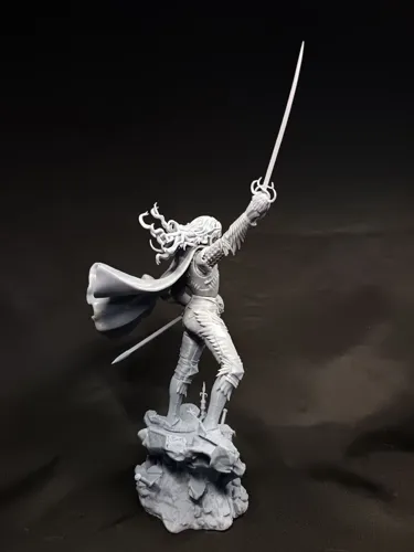 Кастомная 3D фигурка Гриффита (Griffith) в доспехах Банды Ястреба из аниме Берсерк, ручная покраска