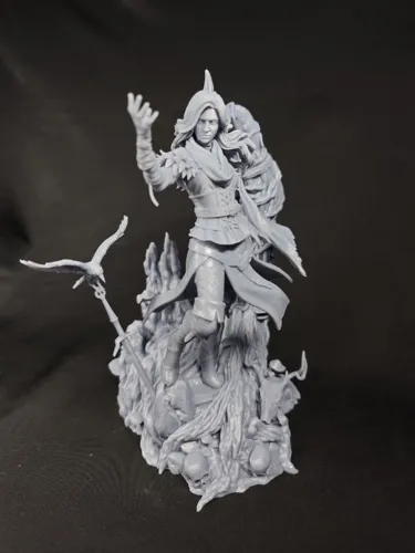 Детализированная 3D фигурка Йеннифер (Yennefer) из игры Ведьмак (The Witcher), ручная работа