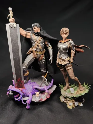 3D статуэтка Каски (Casca) из аниме Берсерк (Berserk), напечатанная на 3D принтере и покрашенная