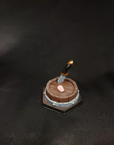 Миниатюра Кракена для настольной игры "Feed the Kraken" (Кто накормит Кракена?), ручная покраска