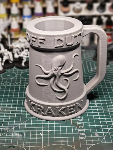 Миниатюра Кракена для настольной игры "Feed the Kraken" (Кто накормит Кракена?), ручная покраска
