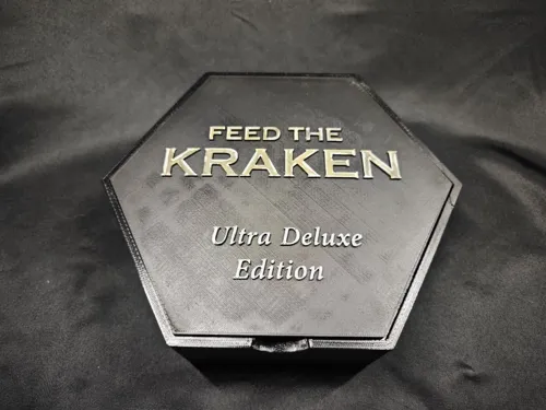 Миниатюра Кракена для настольной игры "Feed the Kraken" (Кто накормит Кракена?), ручная покраска