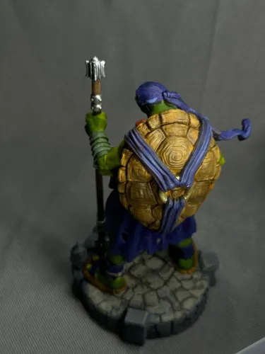 3D фигурка Леонардо (Leonardo) с катанами из Черепашек-ниндзя, ручная покраска