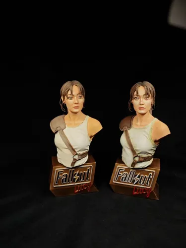 Кастомная 3D фигурка Люси (Lucy) из сериала Fallout (Фоллаут), ручная работа и покраска
