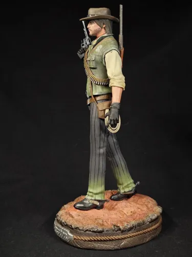 Коллекционная 3D фигурка Джона Марстона (John Marston) из игры RDR2, ручная роспись