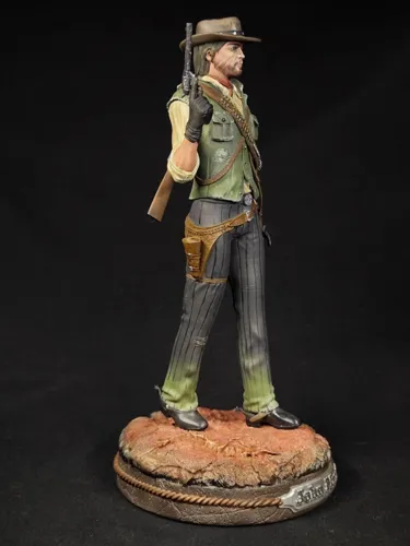 Коллекционная 3D фигурка Джона Марстона (John Marston) из игры RDR2, ручная роспись