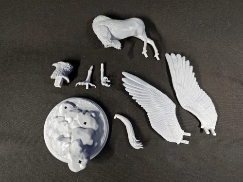 3D фигурка Грифона из вселенной Гарри Поттера (Harry Potter), детализированная ручная покраска