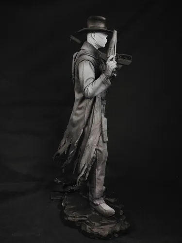 3D фигурка Гуля (The Ghoul) из вселенной Fallout (Фоллаут), ручная роспись деталей