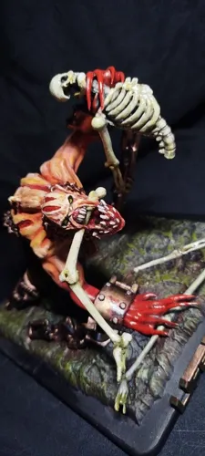 Кастомная 3D фигурка Lifestealer (Найкс/Гуля) из Dota 2, ручная покраска миниатюры