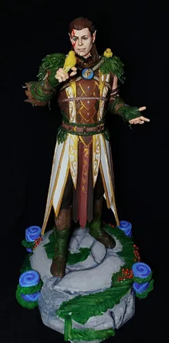 3D статуэтка друида Хальсина (Halsin) из Baldur's Gate 3, фотополимерная печать и роспись