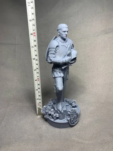 3D фигурка Индржиха (Henry of Skalitz) из игры Kingdom Come: Deliverance, ручная роспись доспехов