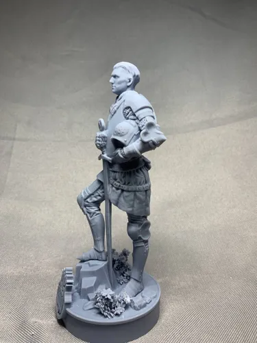 3D фигурка Индржиха (Henry of Skalitz) из игры Kingdom Come: Deliverance, ручная роспись доспехов