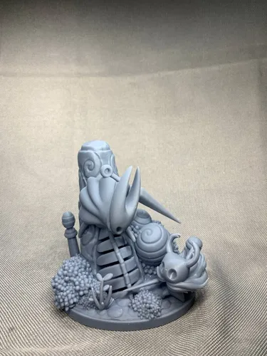 Детализированная 3D диорама по игре Hollow Knight (Полый рыцарь), фотополимерная печать и ручная покраска