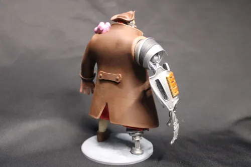 3D фигурка киборга Джона Сильвера (John Silver) из мультфильма Планета сокровищ, ручная работа