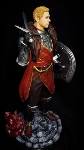 3D фигурка храмовника Каллена Резерфорда (Cullen Rutherford) из Dragon Age, ручная роспись