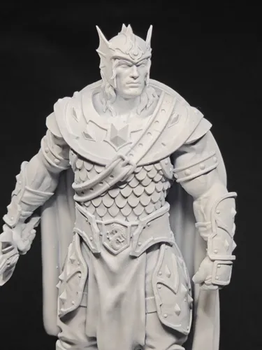 3D фигурка воина Карамона Маджере (Caramon Majere) из Саги о Копье (Dragonlance), ручная роспись