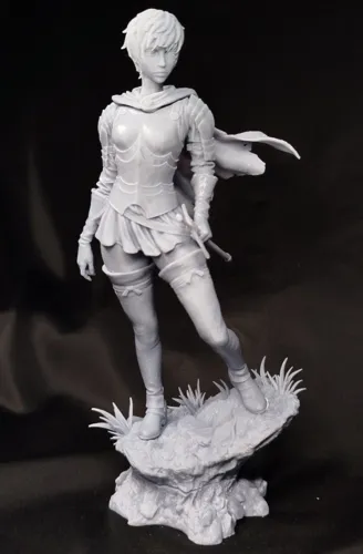 3D статуэтка Каски (Casca) из аниме Берсерк (Berserk), напечатанная на 3D принтере и покрашенная