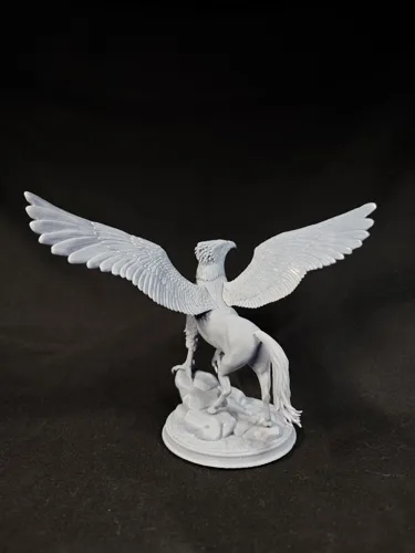 3D фигурка Грифона из вселенной Гарри Поттера (Harry Potter), детализированная ручная покраска