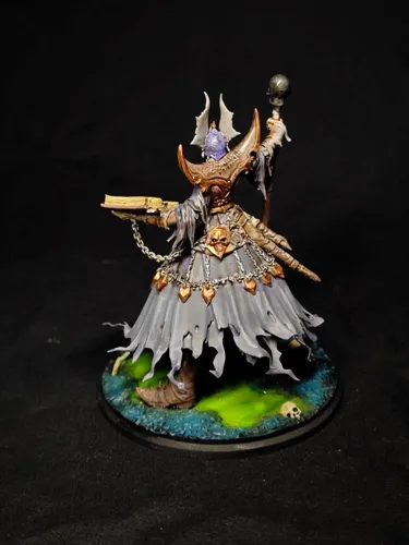 Детализированная 3D фигурка Лича (Lich) из Герои Меча и Магии 5 (HOMM5), фотополимерная печать