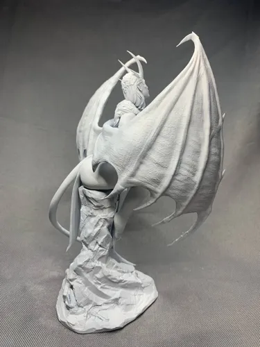 3D фигурка дьяволицы Мизоры (Mizora) из Baldur's Gate 3, фотополимерная печать и роспись