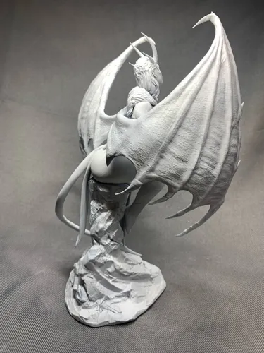 3D фигурка дьяволицы Мизоры (Mizora) из Baldur's Gate 3, фотополимерная печать и роспись