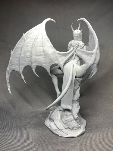 3D фигурка дьяволицы Мизоры (Mizora) из Baldur's Gate 3, фотополимерная печать и роспись