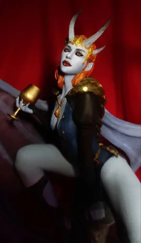 3D фигурка дьяволицы Мизоры (Mizora) из Baldur's Gate 3, фотополимерная печать и роспись