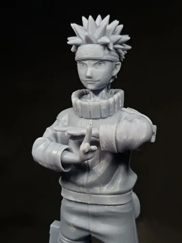 3D статуэтка Наруто Узумаки (Naruto), ручная работа, грунтовка и покраска