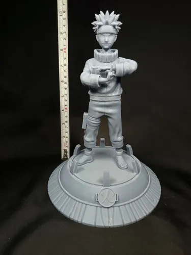 3D статуэтка Наруто Узумаки (Naruto), ручная работа, грунтовка и покраска