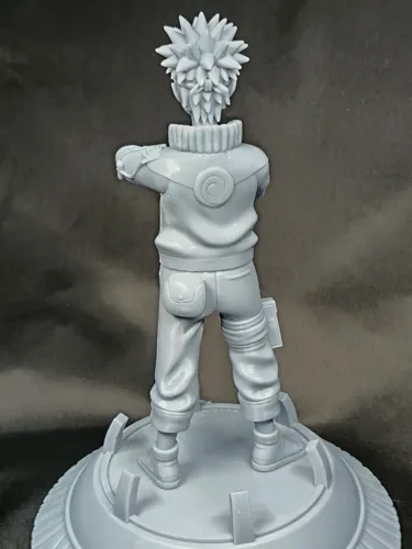 3D статуэтка Наруто Узумаки (Naruto), ручная работа, грунтовка и покраска