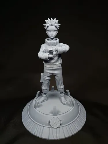 3D статуэтка Наруто Узумаки (Naruto), ручная работа, грунтовка и покраска