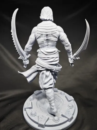 3D статуэтка Принца Персии (Prince of Persia: Warrior Within), ручная покраска и грунтовка