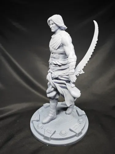 3D статуэтка Принца Персии (Prince of Persia: Warrior Within), ручная покраска и грунтовка