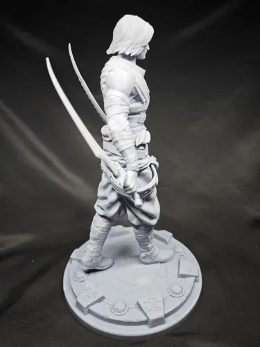 3D статуэтка Принца Персии (Prince of Persia: Warrior Within), ручная покраска и грунтовка