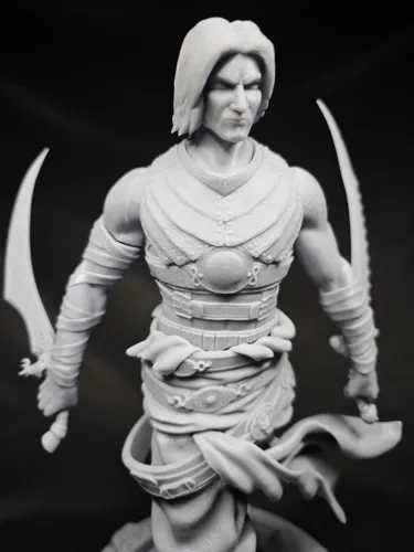 3D статуэтка Принца Персии (Prince of Persia: Warrior Within), ручная покраска и грунтовка