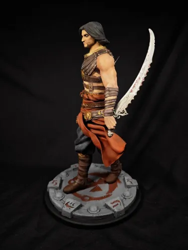 3D статуэтка Принца Персии (Prince of Persia: Warrior Within), ручная покраска и грунтовка