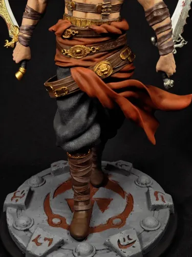 3D статуэтка Принца Персии (Prince of Persia: Warrior Within), ручная покраска и грунтовка